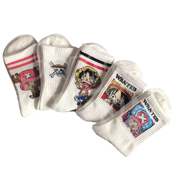 Socks Comics - One Piece - Unisex 5 pares